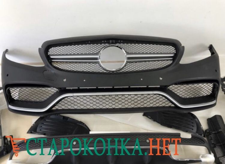 Обвес, бампер Mercedes W205 C 63 AMG