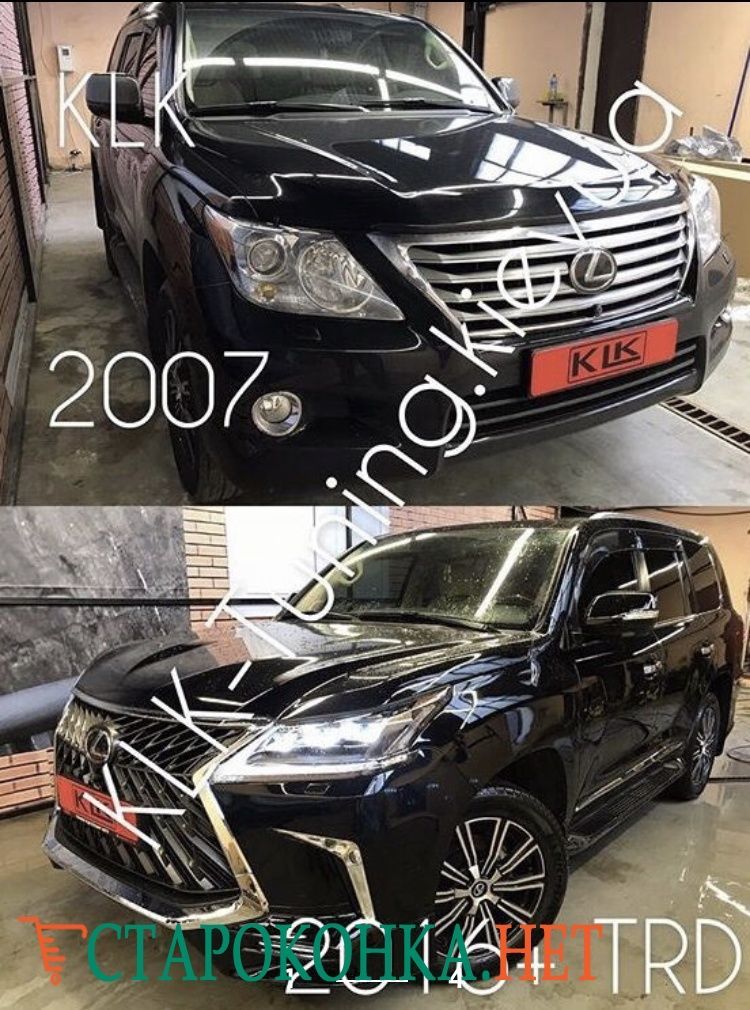 Рестайлинг Lexus LX 570/450d с 2008 в 2016